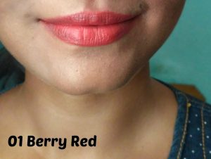 Lakme Enrich Lip Crayon Berry Red Review & Swatches 