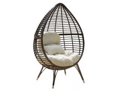 Cutter Teardrop Wicker Patio Lounge Chair